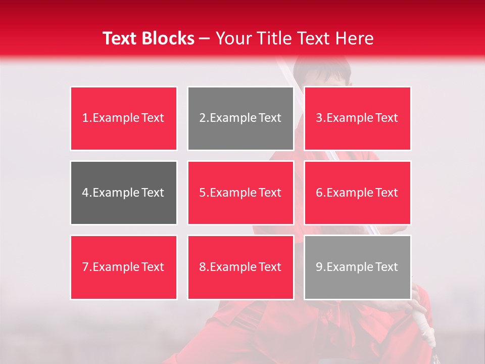 Active Combat Fighter PowerPoint Template