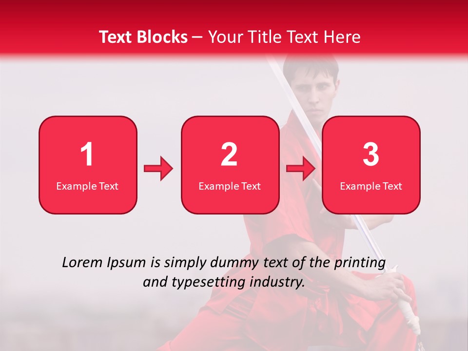 Active Combat Fighter PowerPoint Template