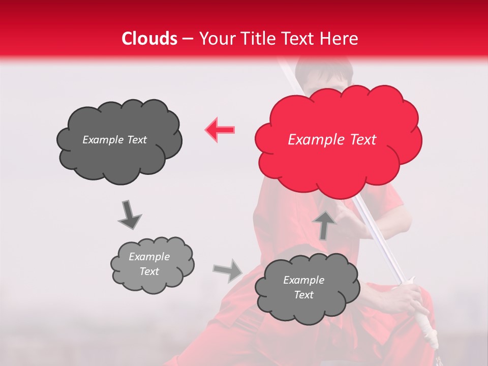 Active Combat Fighter PowerPoint Template
