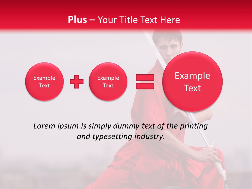 Active Combat Fighter PowerPoint Template