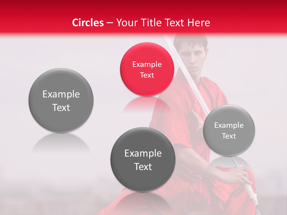 Active Combat Fighter PowerPoint Template