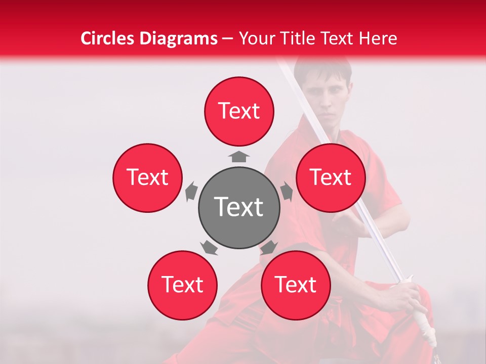 Active Combat Fighter PowerPoint Template