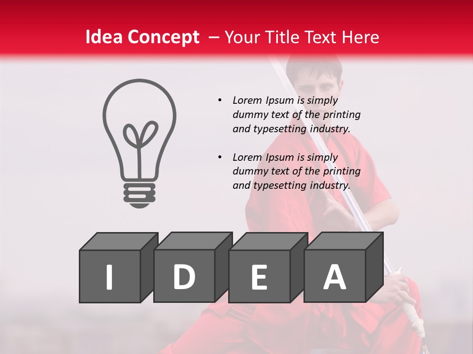 Active Combat Fighter PowerPoint Template