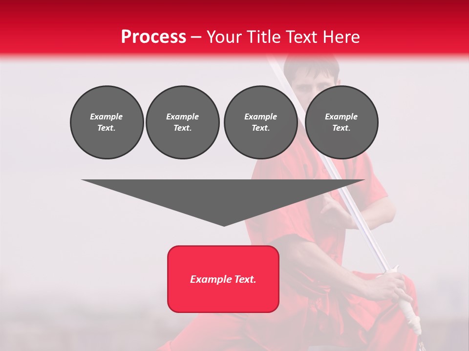 Active Combat Fighter PowerPoint Template