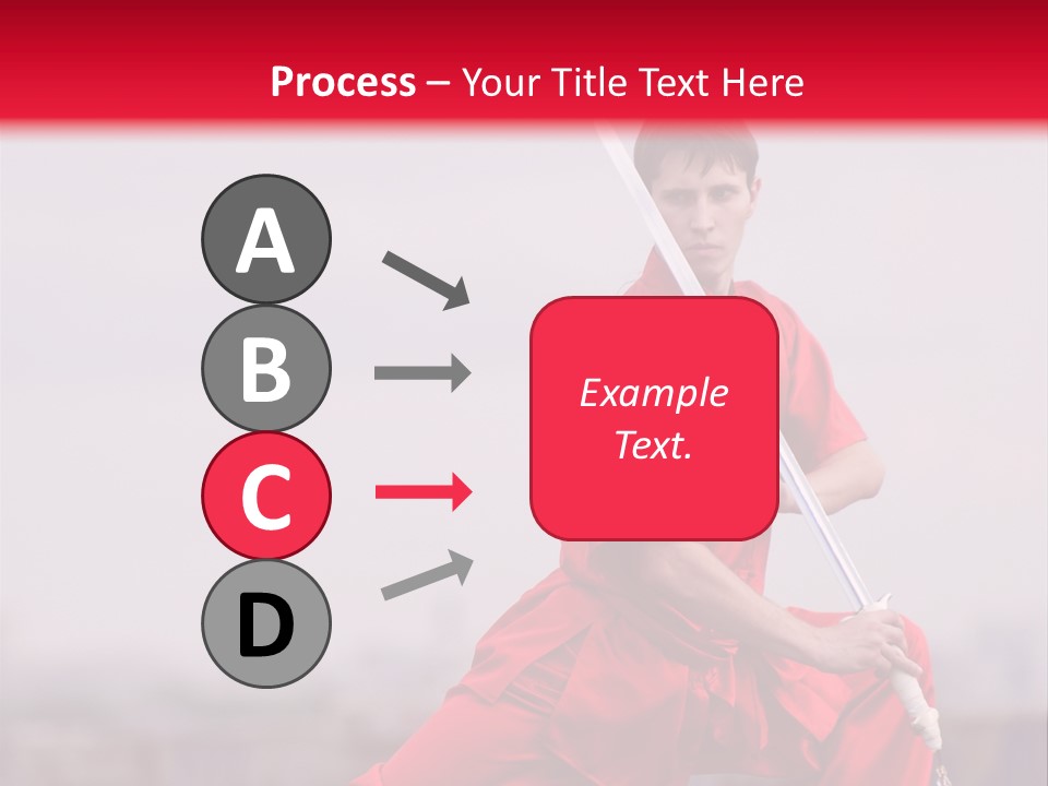 Active Combat Fighter PowerPoint Template