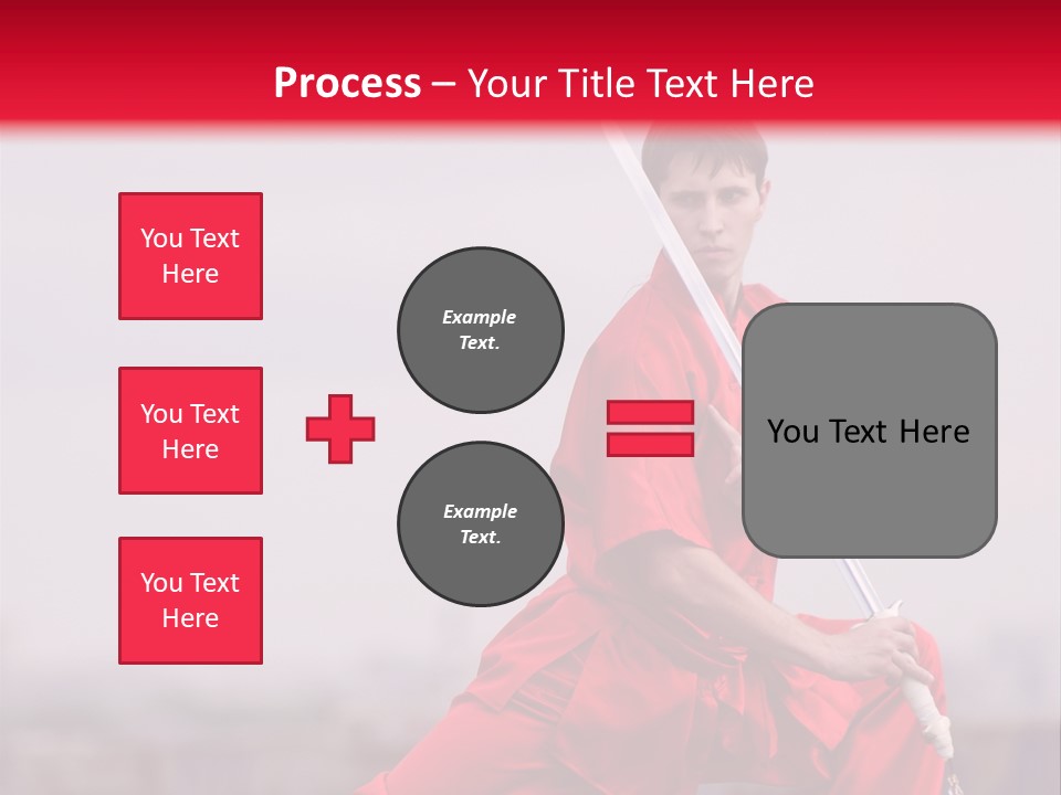 Active Combat Fighter PowerPoint Template