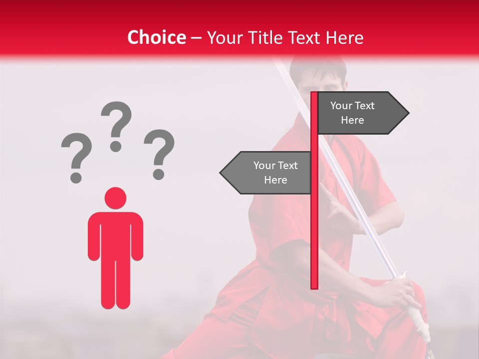 Active Combat Fighter PowerPoint Template