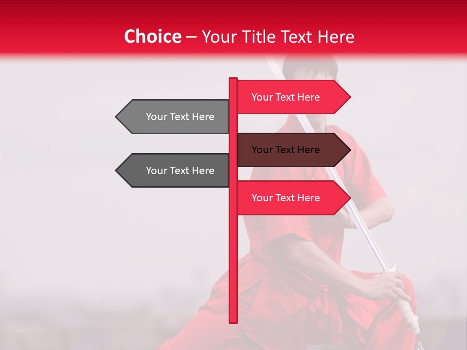 Active Combat Fighter PowerPoint Template