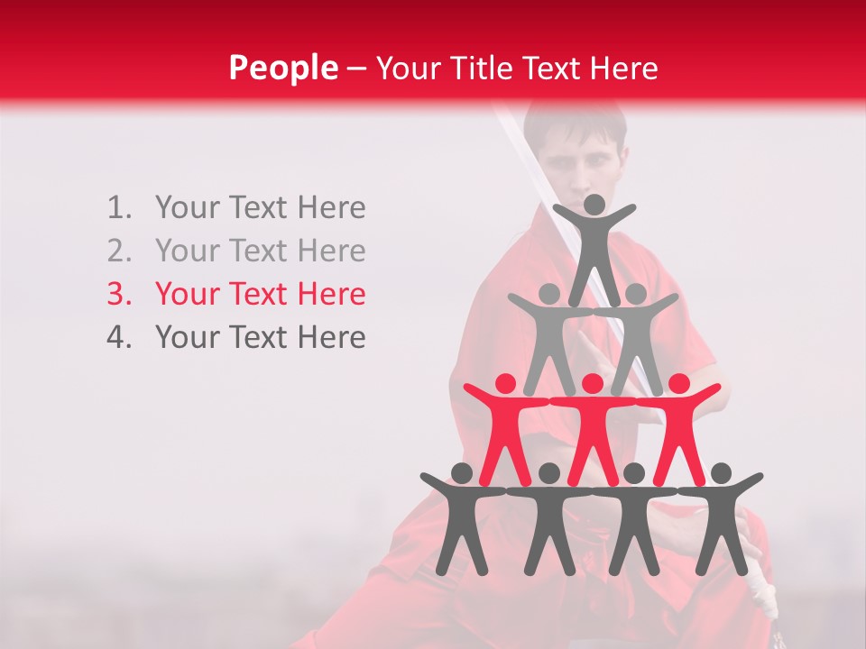 Active Combat Fighter PowerPoint Template