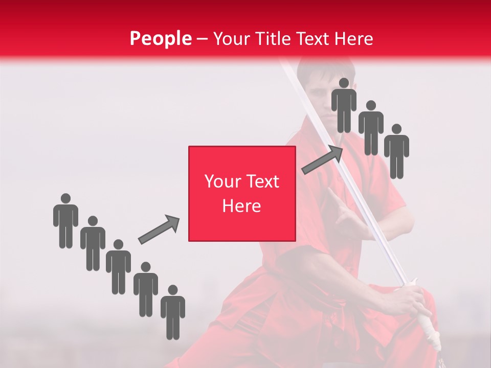 Active Combat Fighter PowerPoint Template