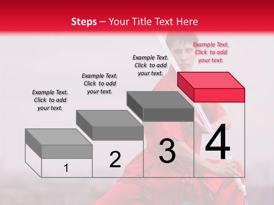 Active Combat Fighter PowerPoint Template