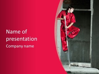 Practice Martial Traditional PowerPoint Template