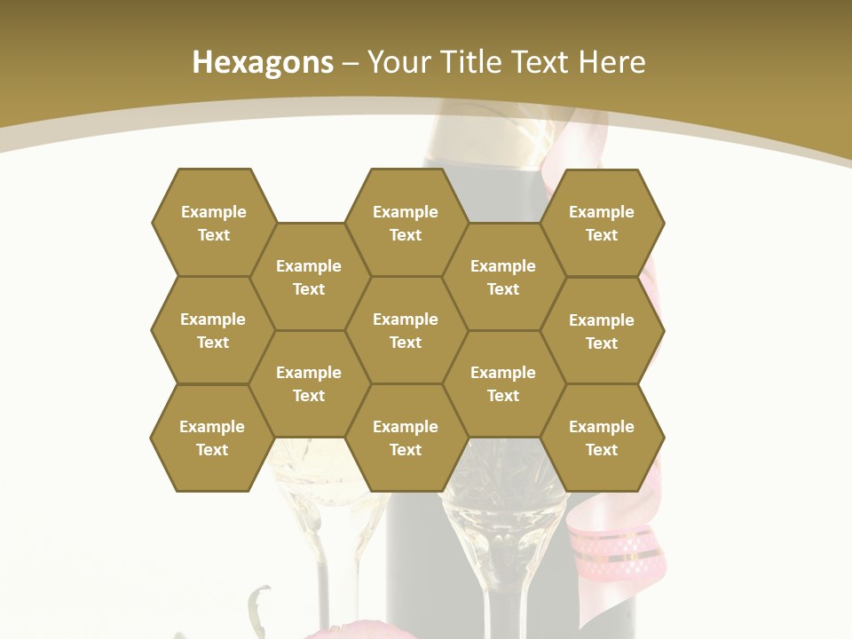 Flower Streamer Happiness PowerPoint Template