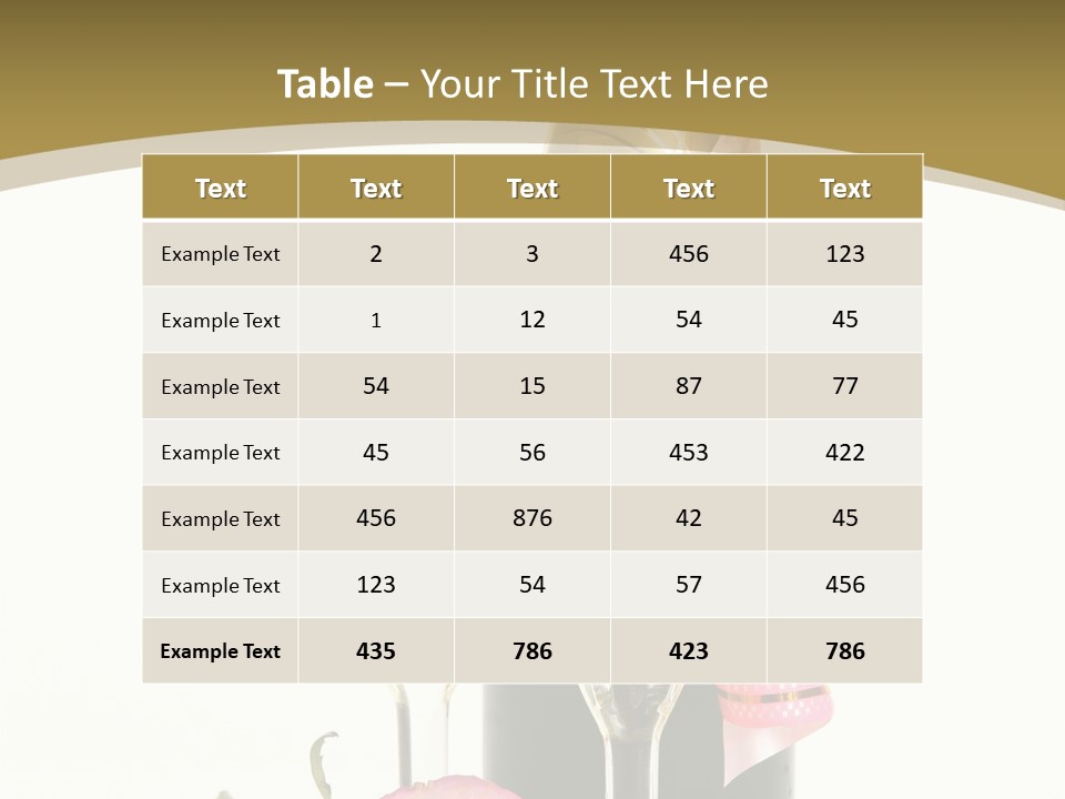 Flower Streamer Happiness PowerPoint Template