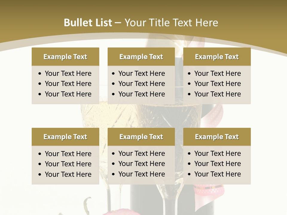 Flower Streamer Happiness PowerPoint Template