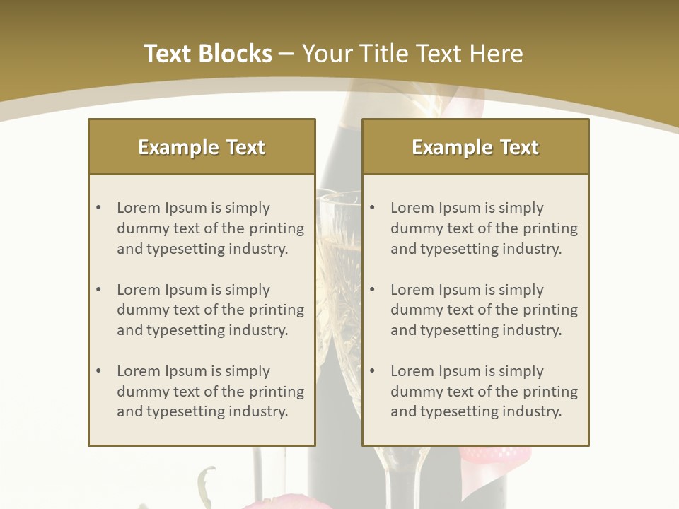 Flower Streamer Happiness PowerPoint Template