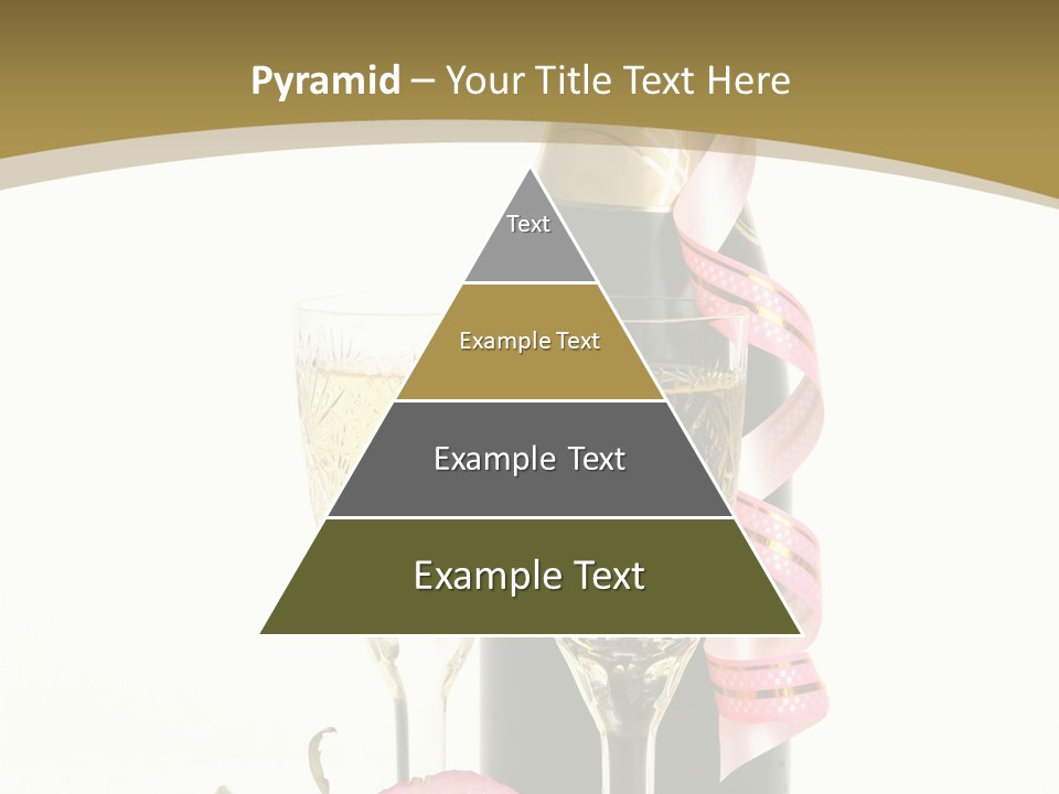 Flower Streamer Happiness PowerPoint Template