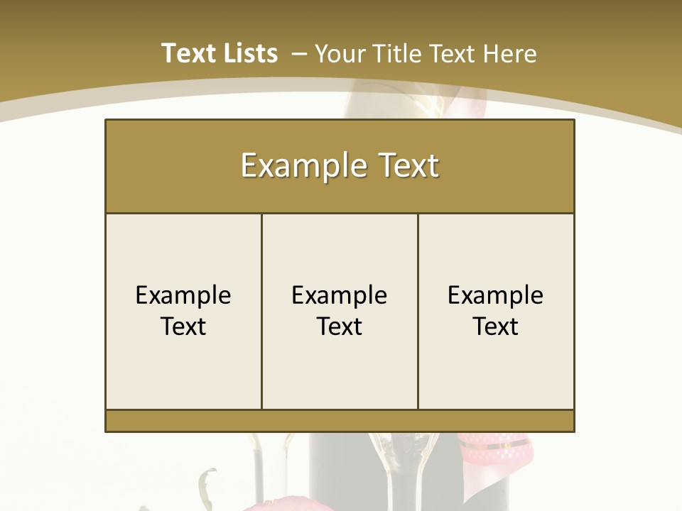 Flower Streamer Happiness PowerPoint Template