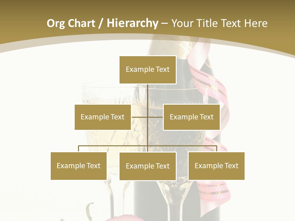 Flower Streamer Happiness PowerPoint Template