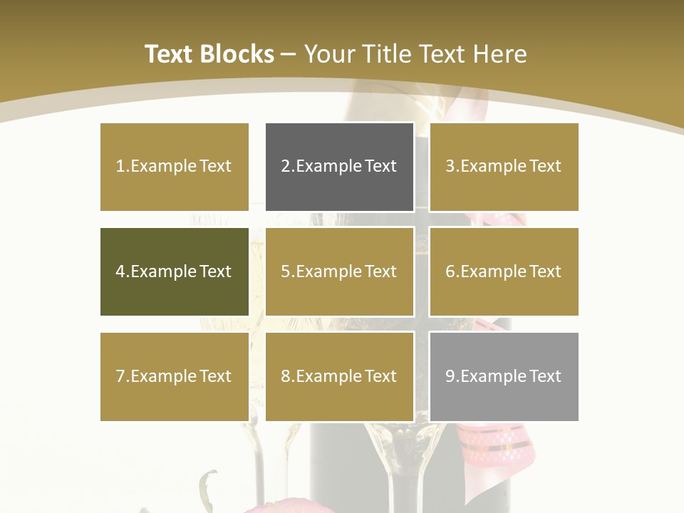 Flower Streamer Happiness PowerPoint Template