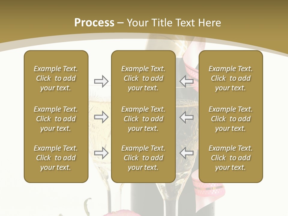 Flower Streamer Happiness PowerPoint Template