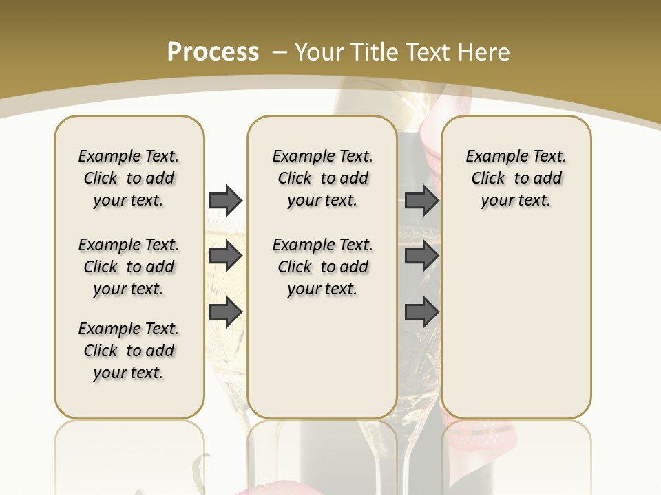 Flower Streamer Happiness PowerPoint Template
