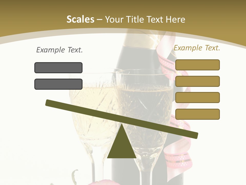 Flower Streamer Happiness PowerPoint Template