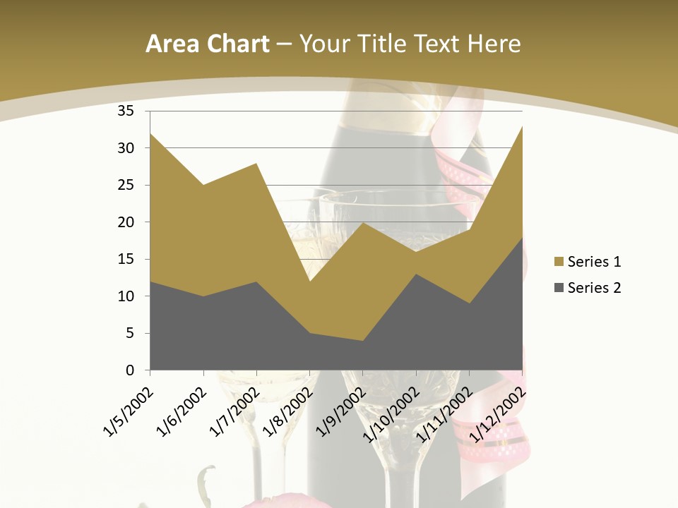 Flower Streamer Happiness PowerPoint Template