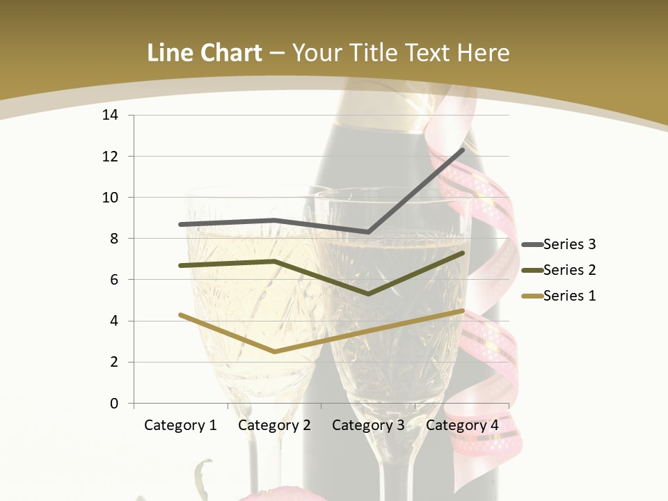 Flower Streamer Happiness PowerPoint Template