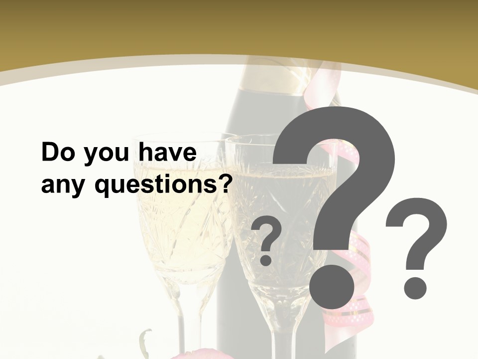 Flower Streamer Happiness PowerPoint Template