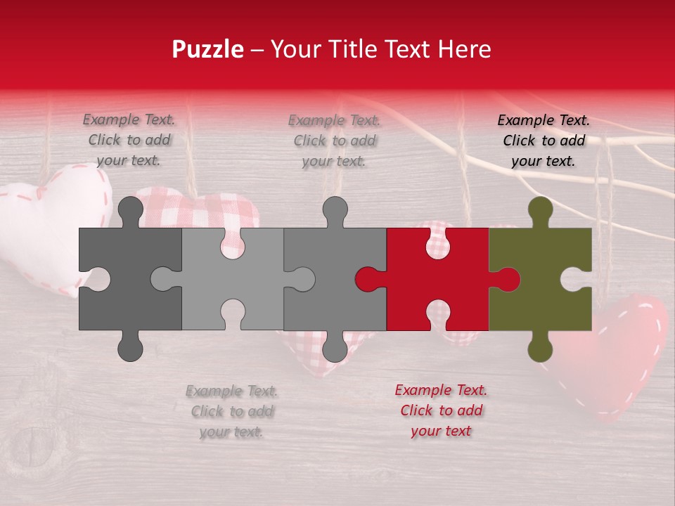 Rope Material Valentin PowerPoint Template