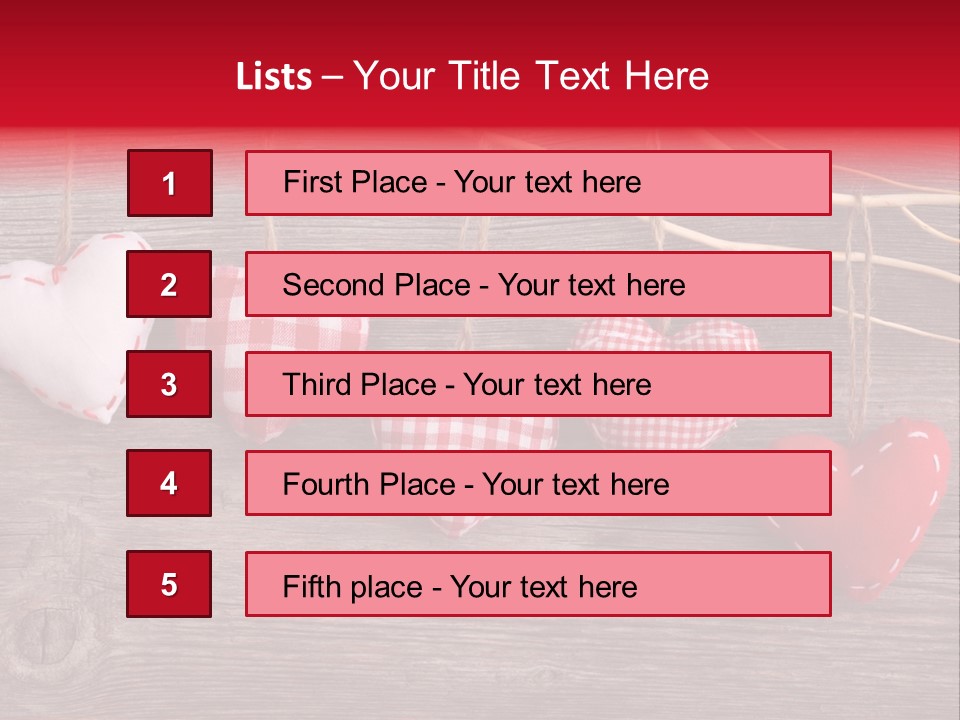 Rope Material Valentin PowerPoint Template