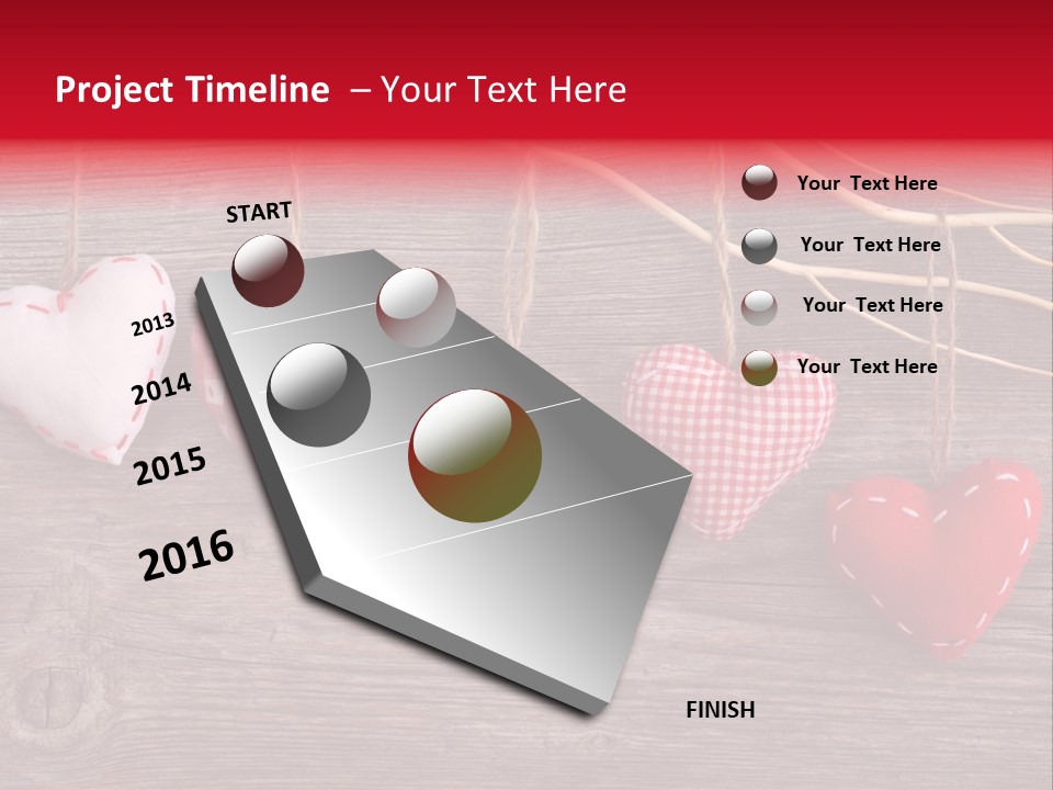 Rope Material Valentin PowerPoint Template