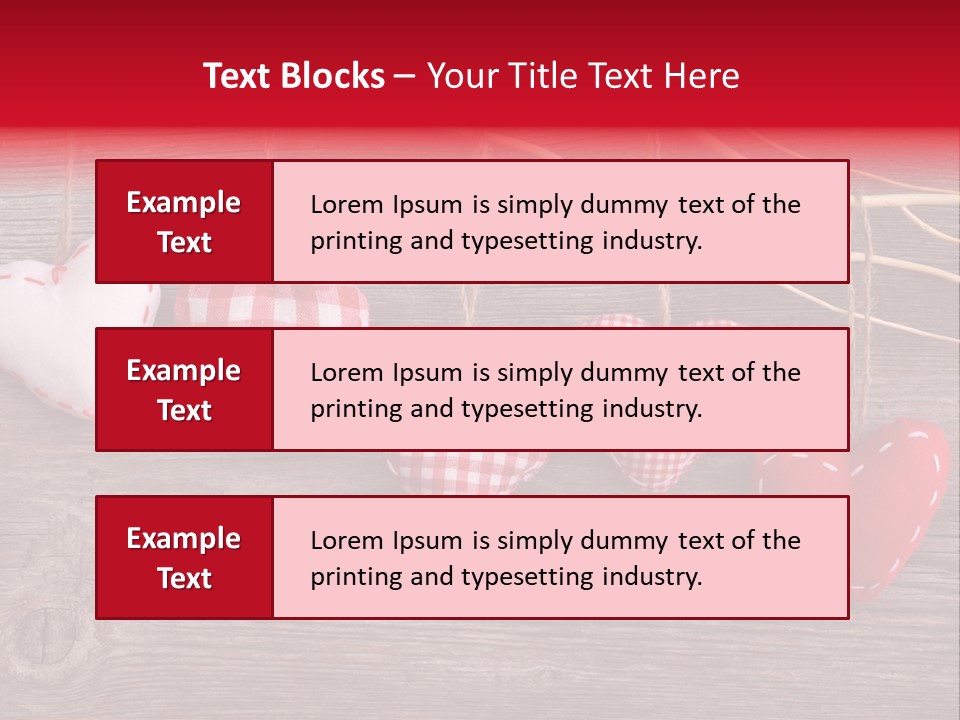 Rope Material Valentin PowerPoint Template