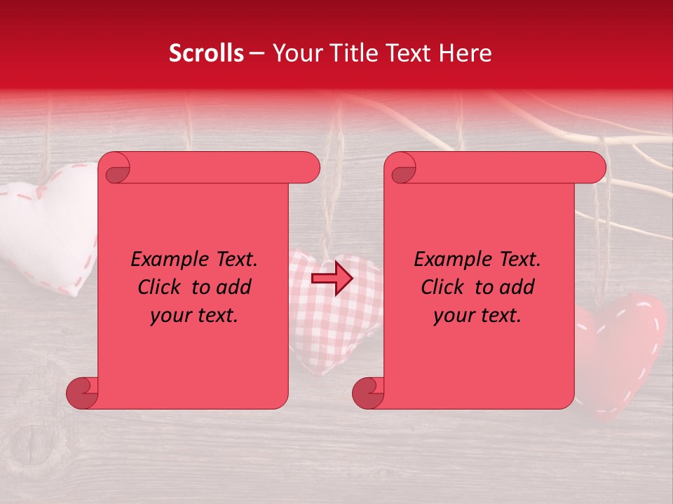 Rope Material Valentin PowerPoint Template