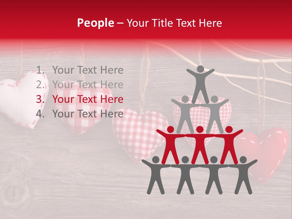 Rope Material Valentin PowerPoint Template