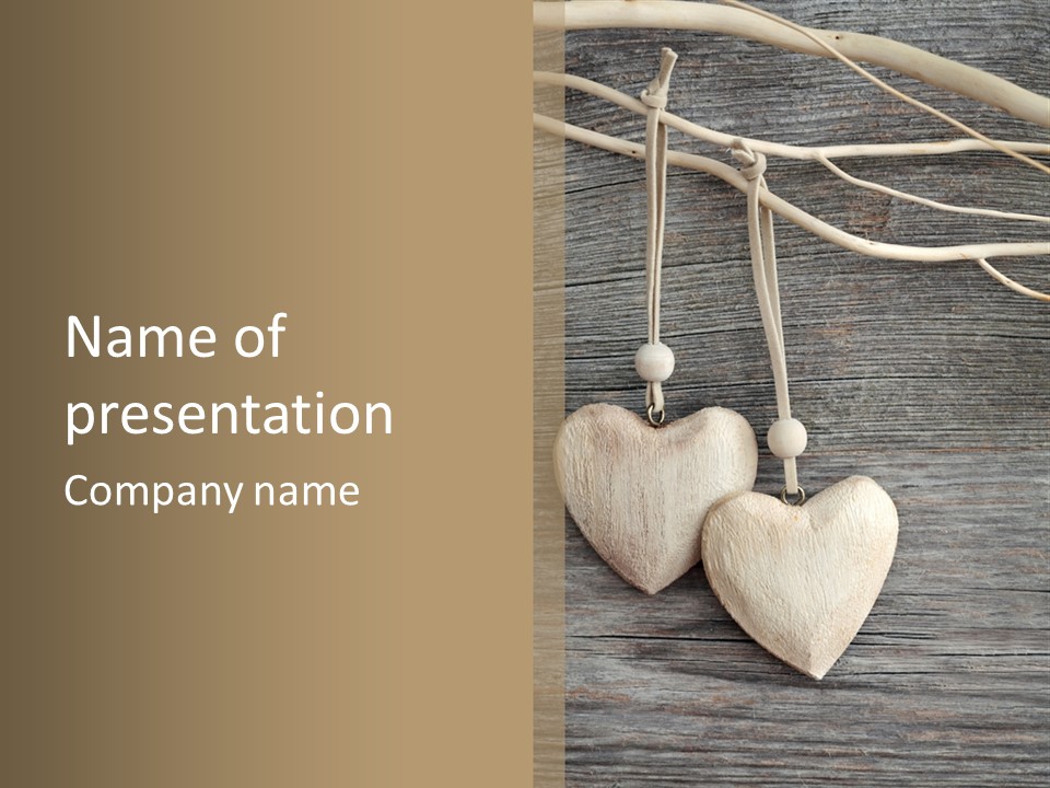 Gift Board Valentine PowerPoint Template