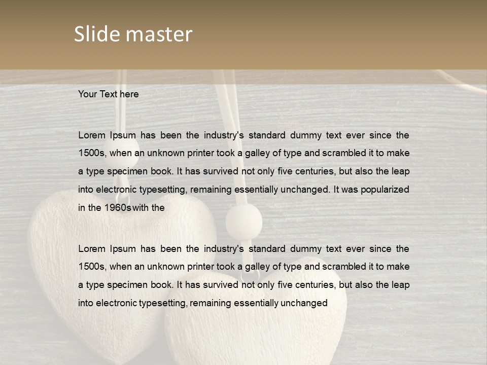 Gift Board Valentine PowerPoint Template