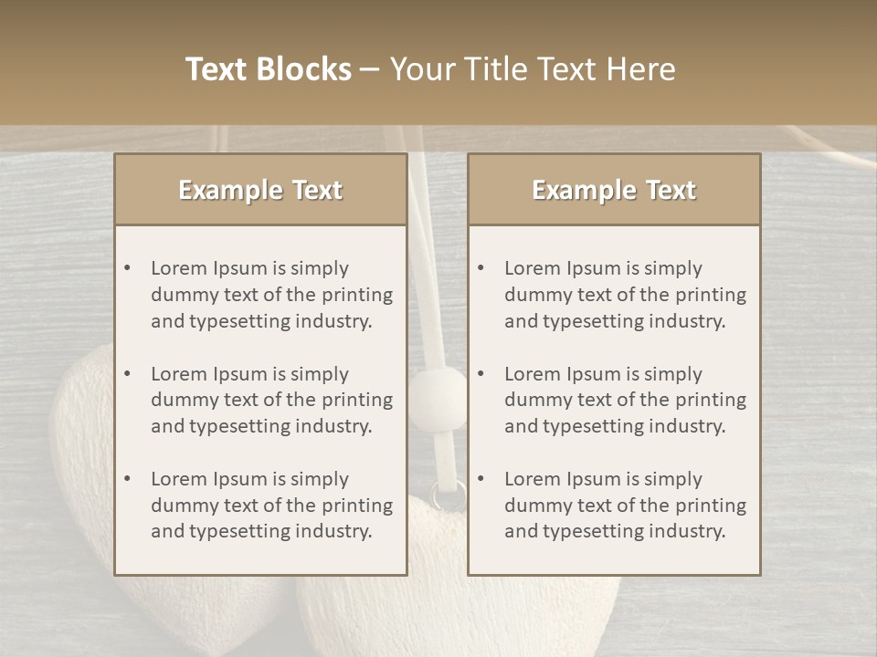 Gift Board Valentine PowerPoint Template