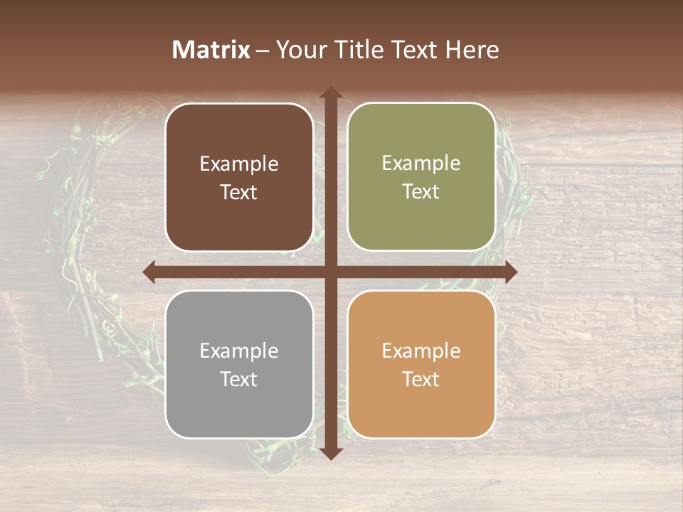 Wood Natural Grass PowerPoint Template