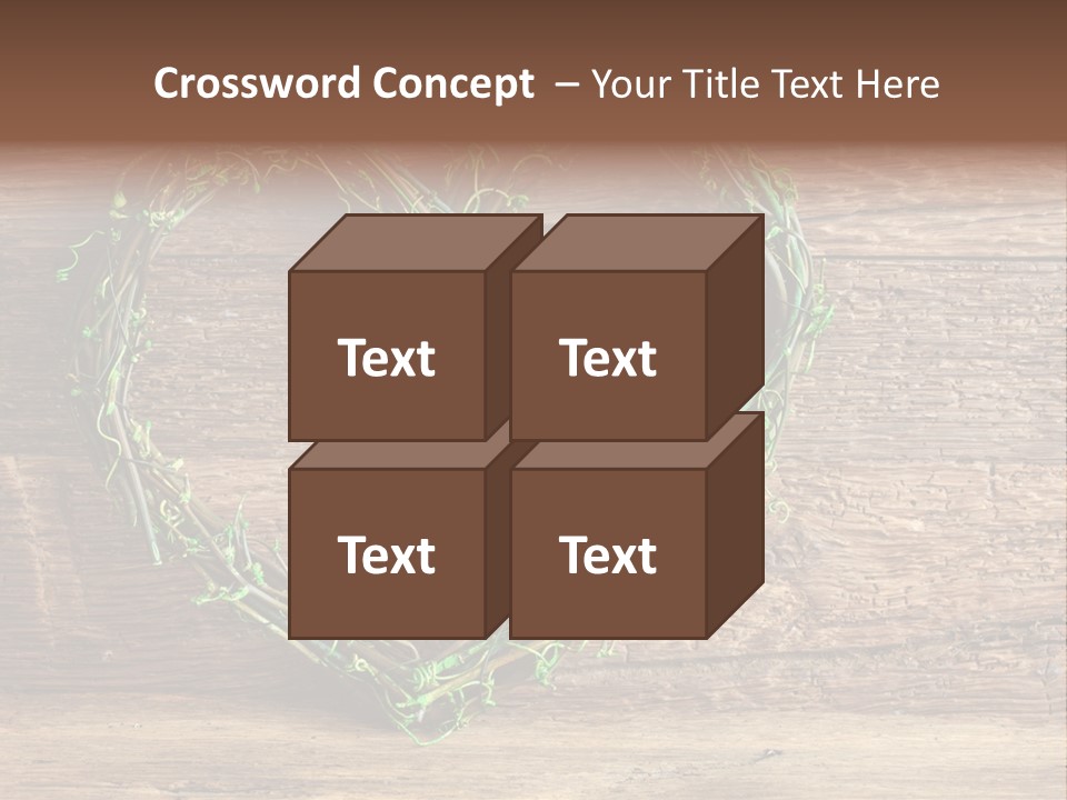 Wood Natural Grass PowerPoint Template