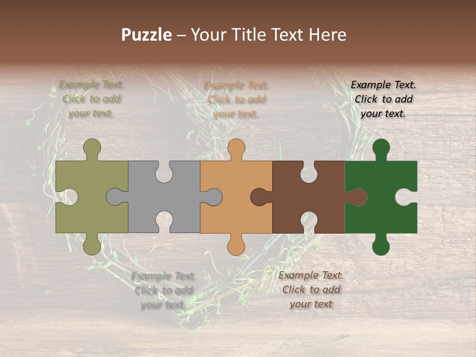 Wood Natural Grass PowerPoint Template