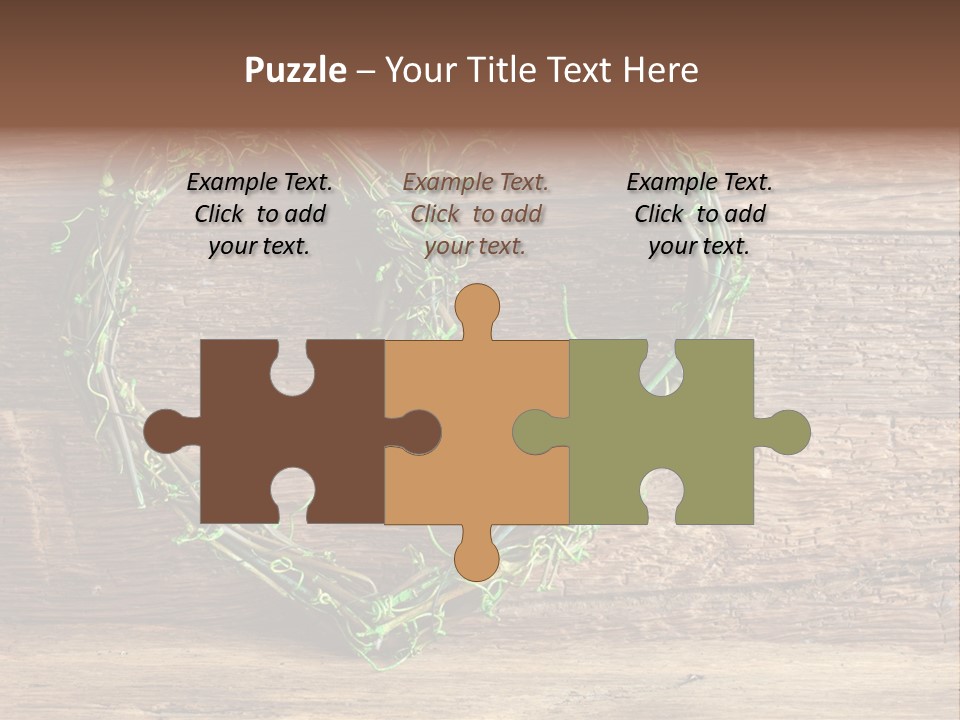 Wood Natural Grass PowerPoint Template