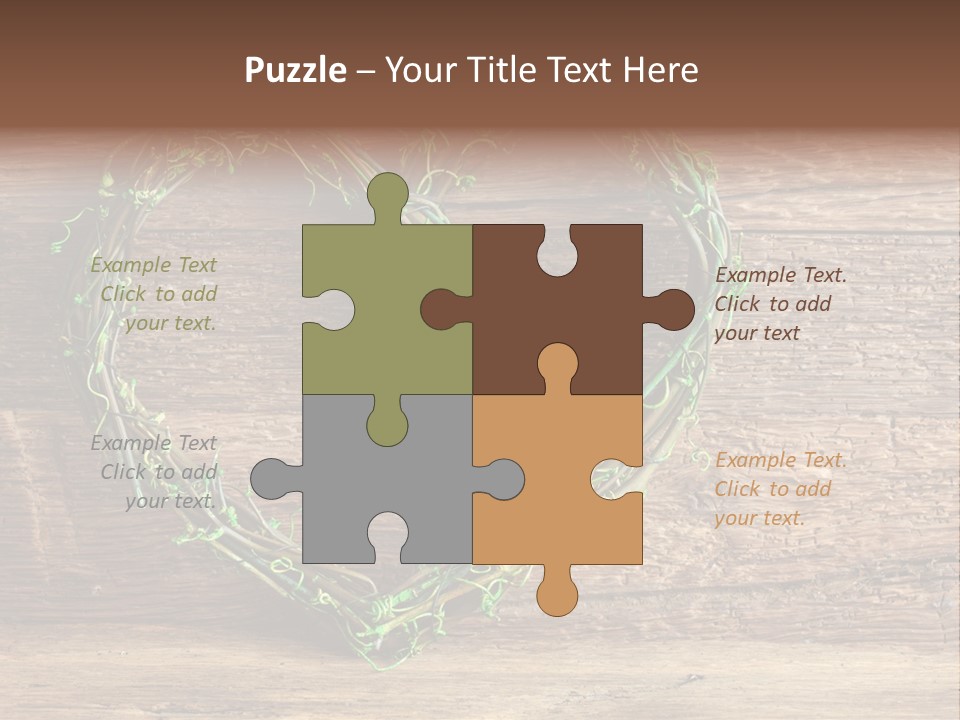 Wood Natural Grass PowerPoint Template