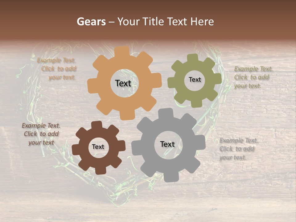 Wood Natural Grass PowerPoint Template