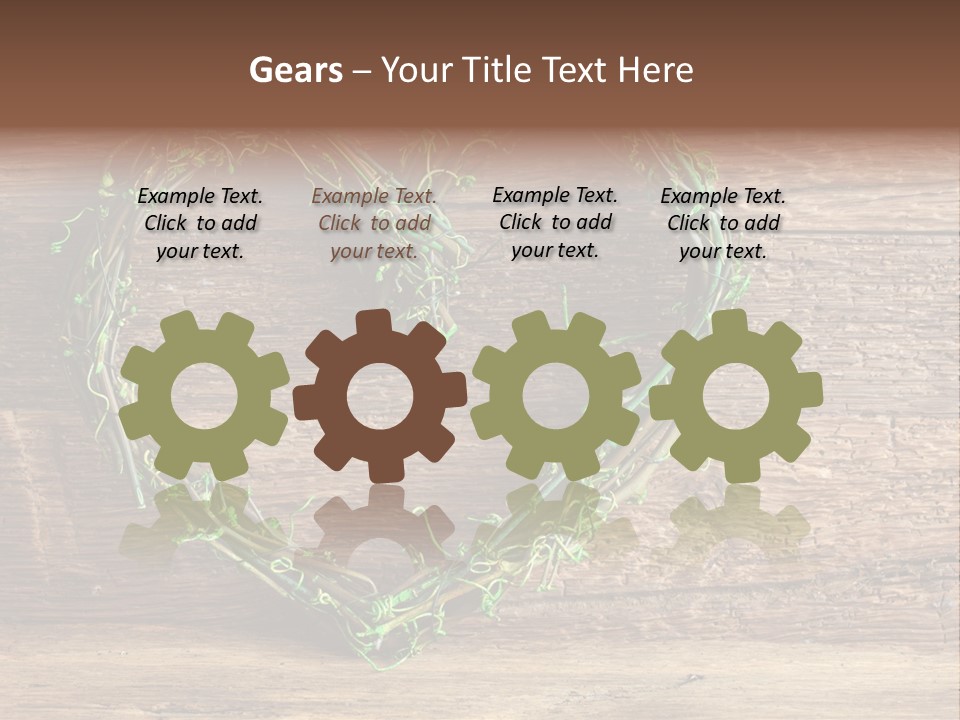 Wood Natural Grass PowerPoint Template