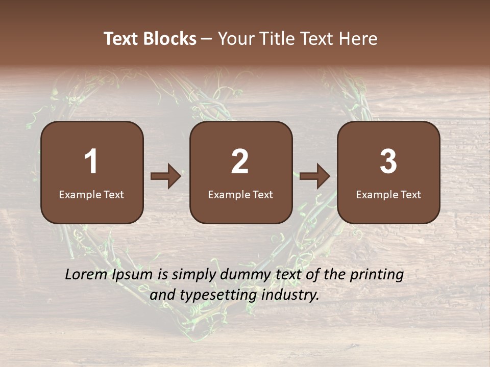 Wood Natural Grass PowerPoint Template