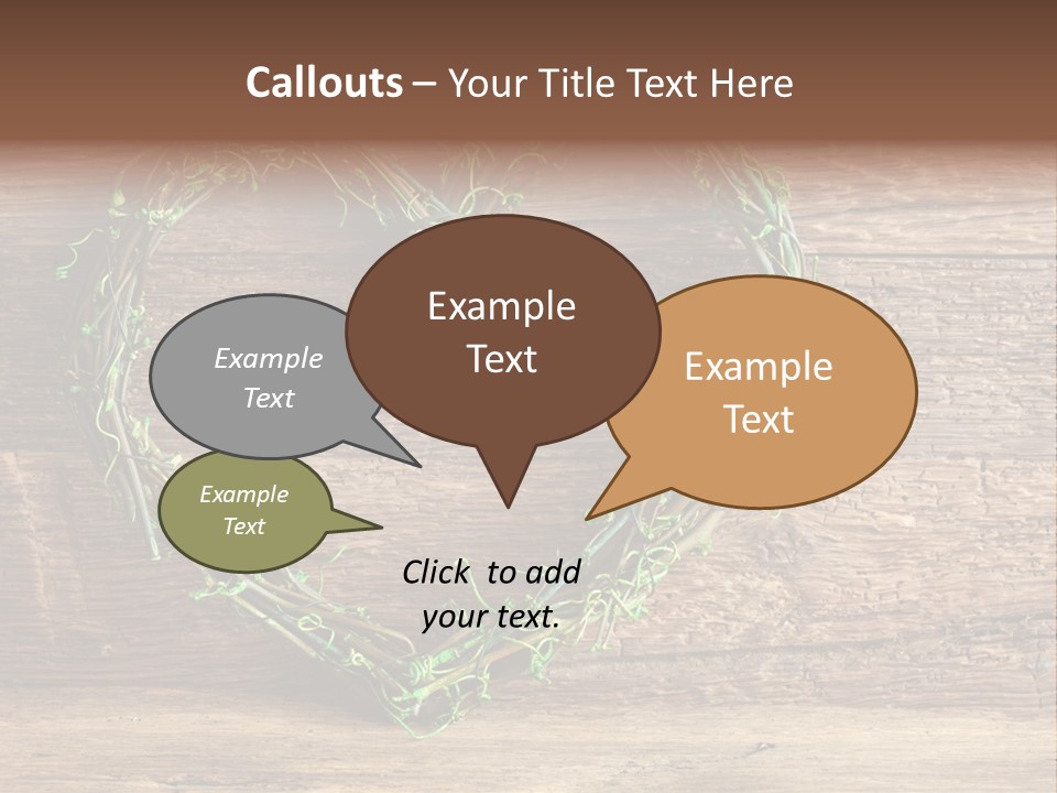 Wood Natural Grass PowerPoint Template