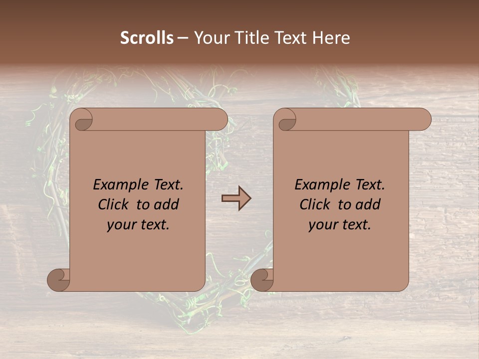 Wood Natural Grass PowerPoint Template