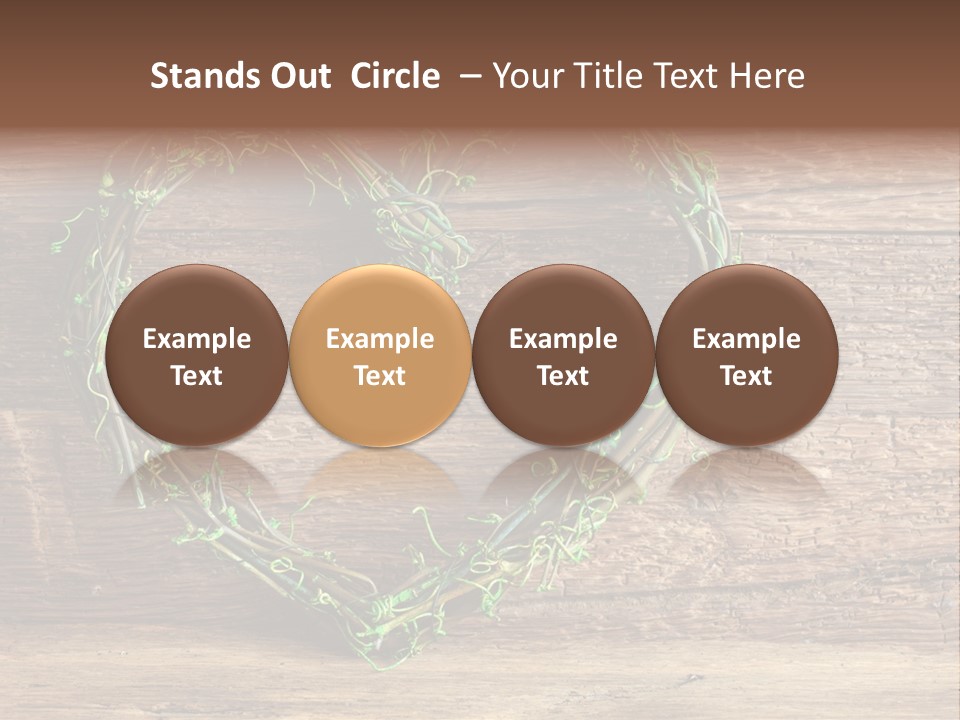 Wood Natural Grass PowerPoint Template